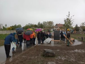 Bänke einsetzen